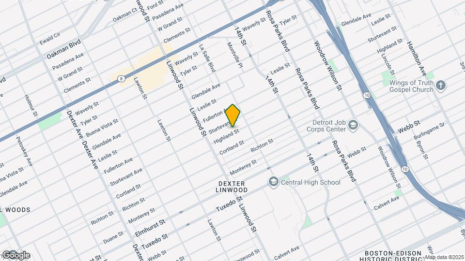 2466 Highland St Mapa y Detalles de la Ubicación