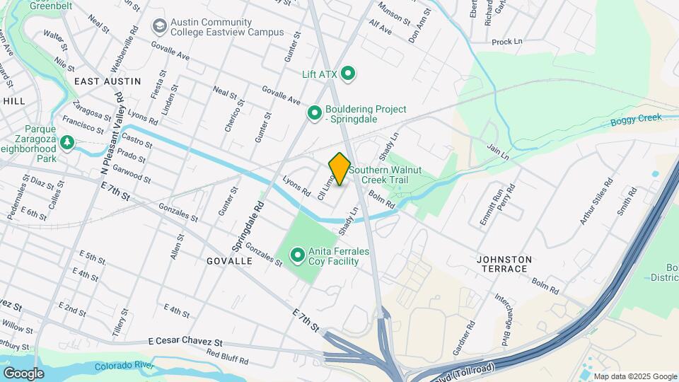 910 Gullett St Map and Location Details