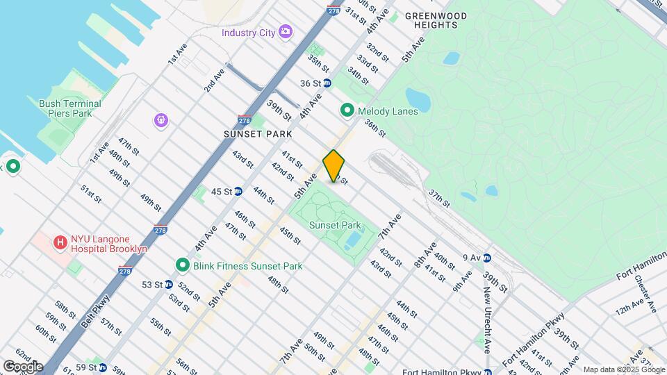 543 41st St Map and Location Details