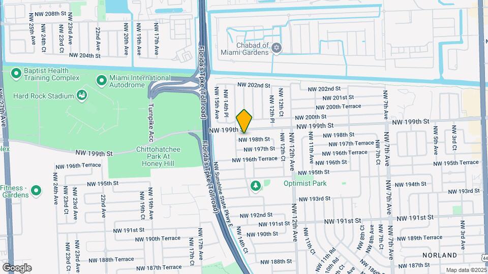 1401 NW 198th St Map and Location Details