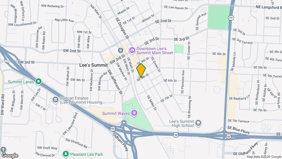 501 SE Miller St Map and Location Details