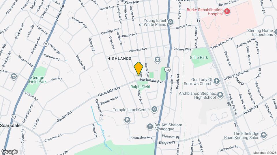 88 Hartsdale Ave Map and Location Details