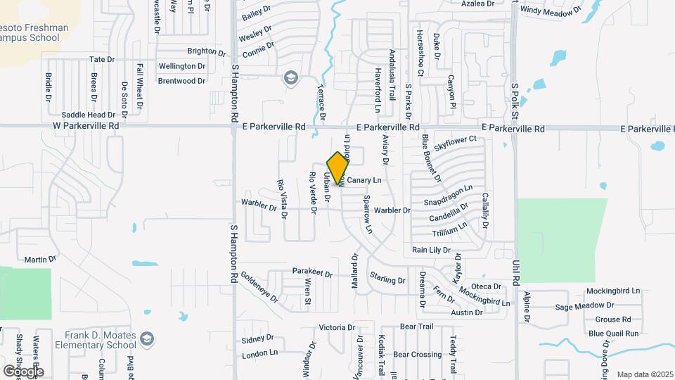 1109 Mockingbird Ln Map and Location Details