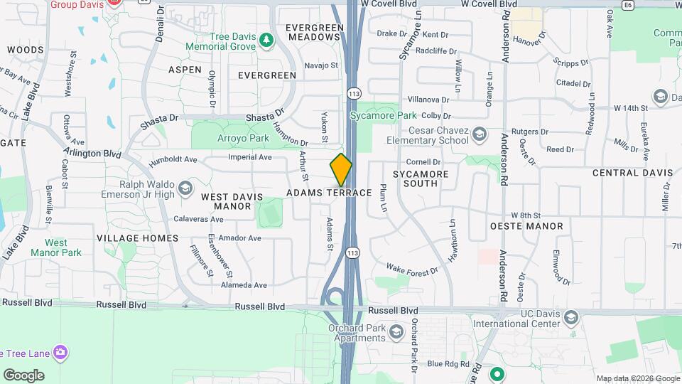 828 Adams Terrace Map and Location Details