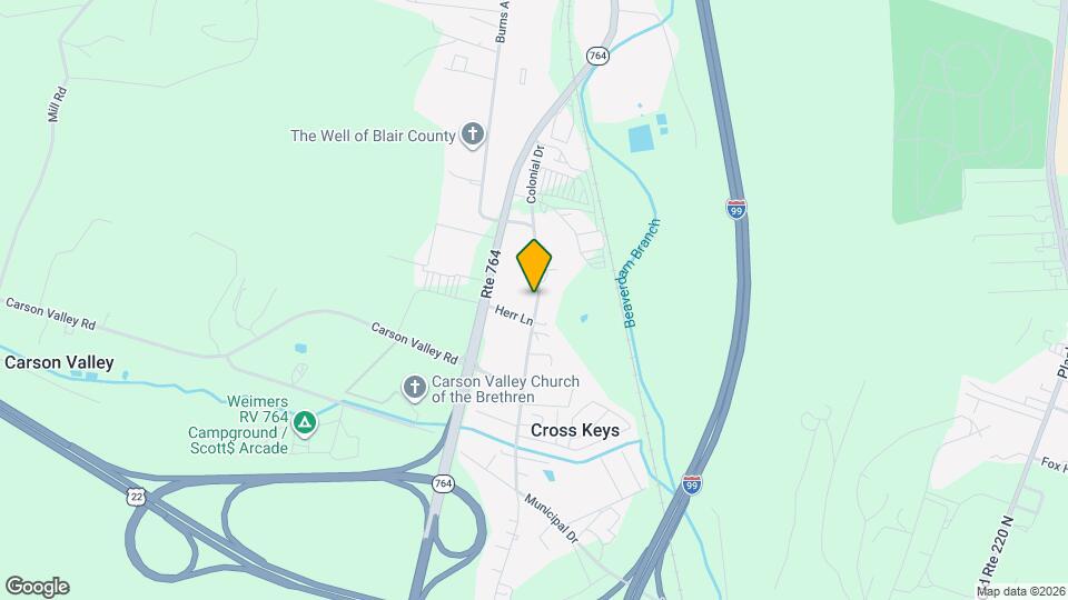 3381 Colonial Dr, Unit Apt 1 Rear Map and Location Details