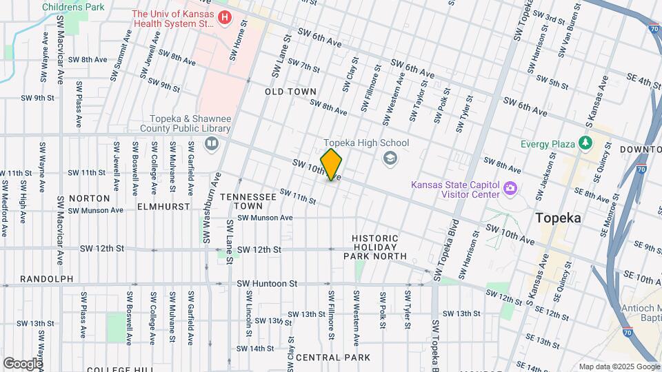 1009 SW Fillmore St, Unit 1 Map and Location Details