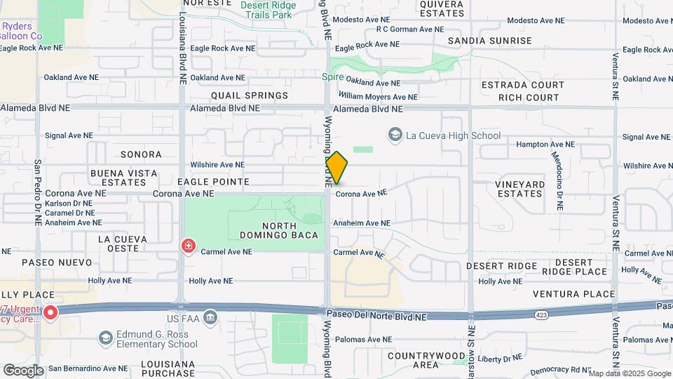 7604 Rio Guadalupe Pl NE Map and Location Details