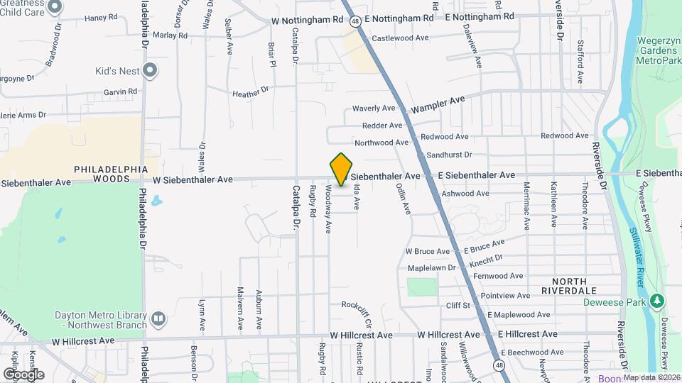 323 Hillway Dr Map and Location Details