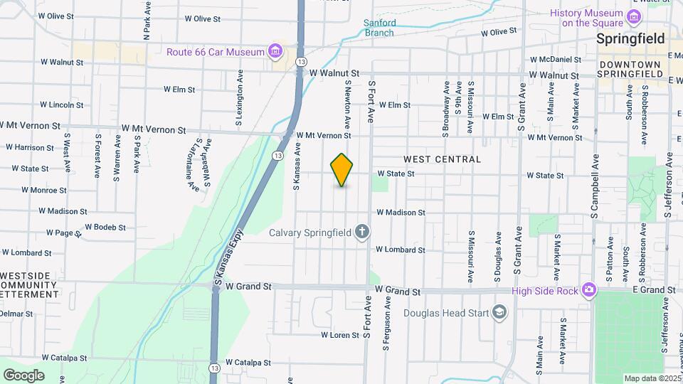 729 S Newton Ave Map and Location Details