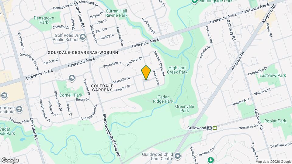 19 Shoreland Cres Map and Location Details