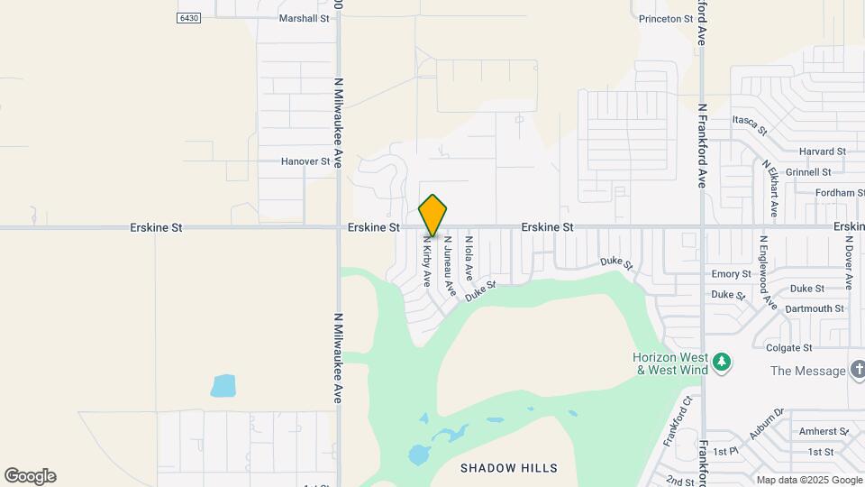 538 N Kirby Ave Map and Location Details