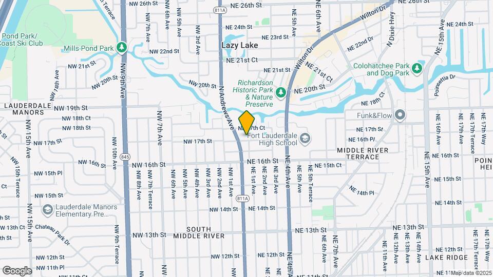 53 NE 16th Pl Map and Location Details