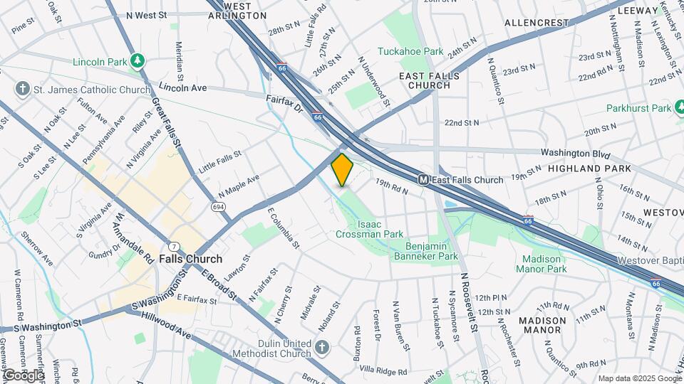 2010 N Westmoreland St Map and Location Details