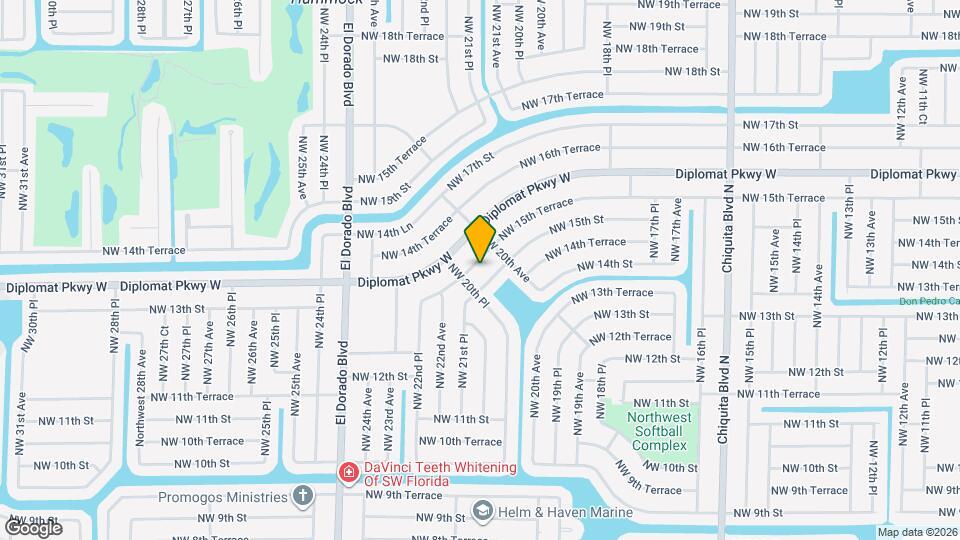 1409 NW 21st Ct Map and Location Details