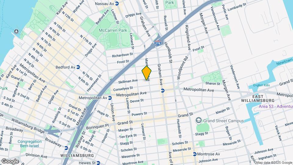 333 Manhattan Ave Map and Location Details
