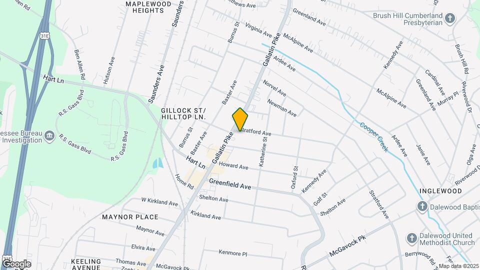 1106 Stratford Ave Map and Location Details