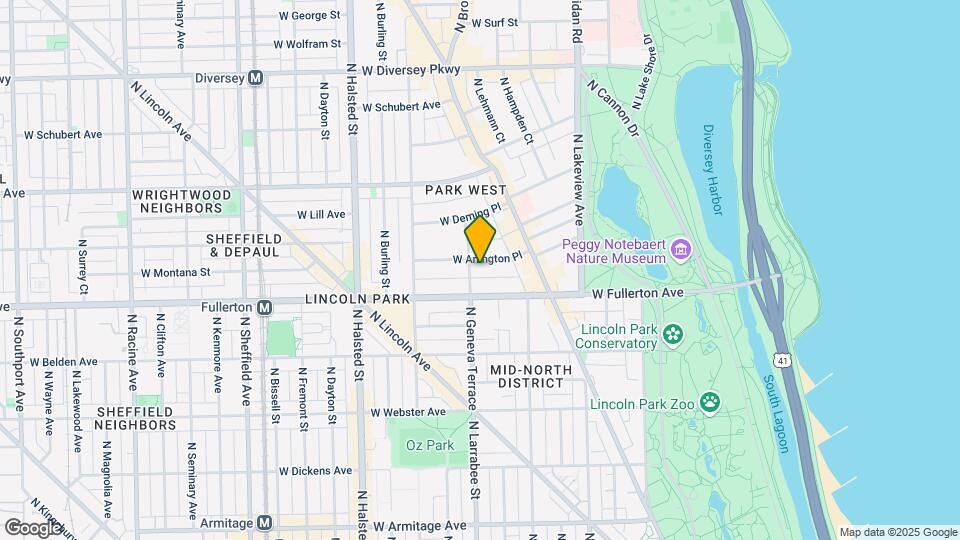 559 W Arlington Pl, Unit M06B Map and Location Details