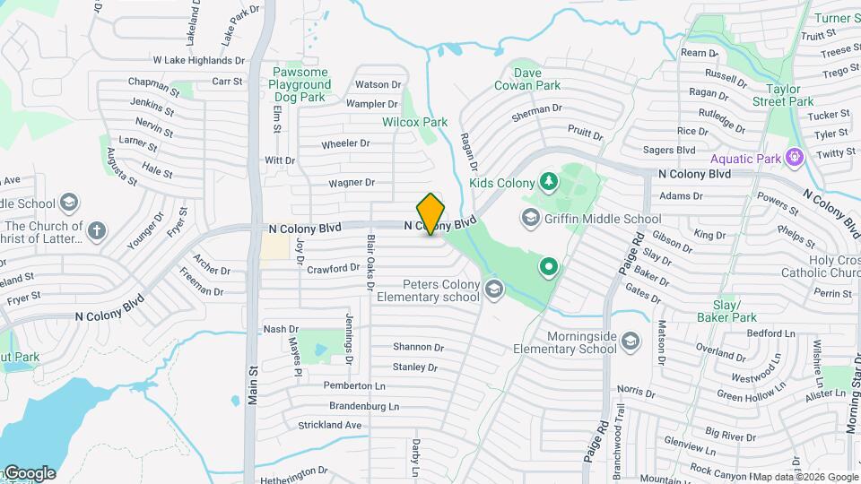 5053 Ashlock Dr, Unit 4212 Mapa y Detalles de la Ubicación