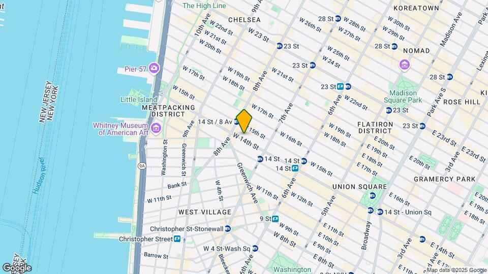 243 W 14th St Mapa y Detalles de la Ubicación