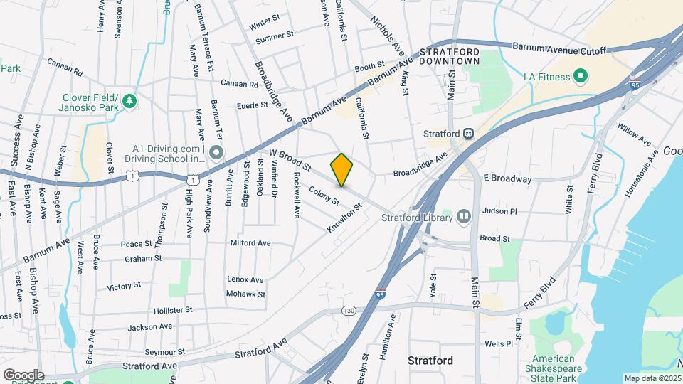 1481 W Broad St Map and Location Details