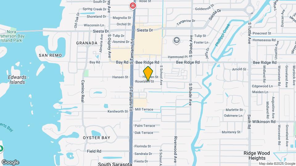 2056 Roselawn St Mapa y Detalles de la Ubicación