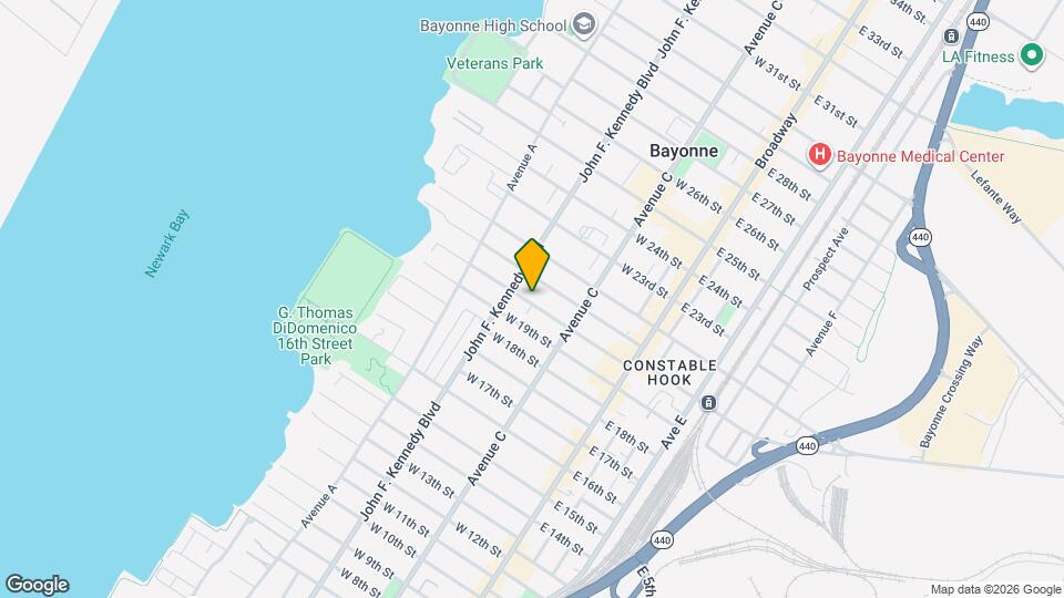 91 W 20th St Map and Location Details