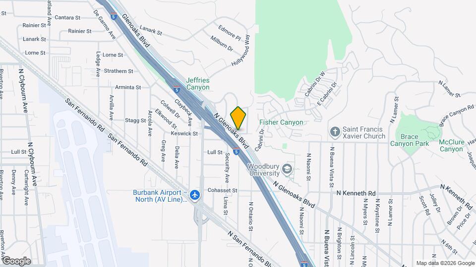 9966 Glencrest Dr Map and Location Details