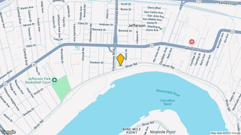2817 River Rd, Unit D Map and Location Details