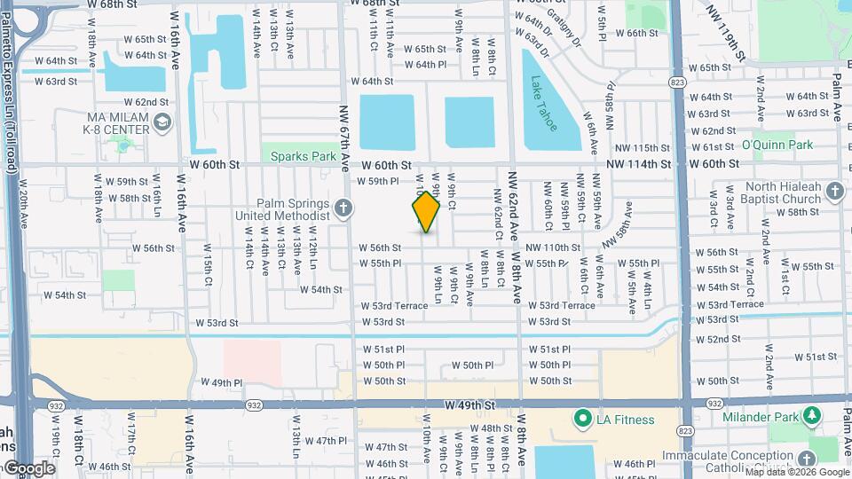 5631 W 10th Ave Map and Location Details