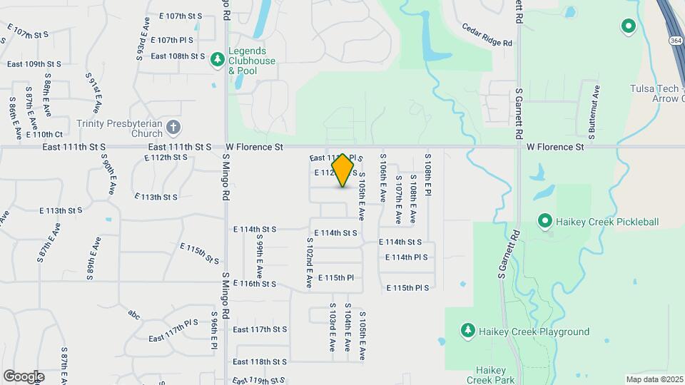 10330 East 112th Pl S Map and Location Details