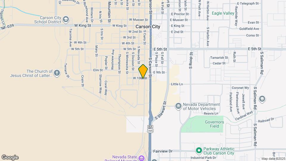 1120 S Curry St, Unit 1120 S Curry St Map and Location Details