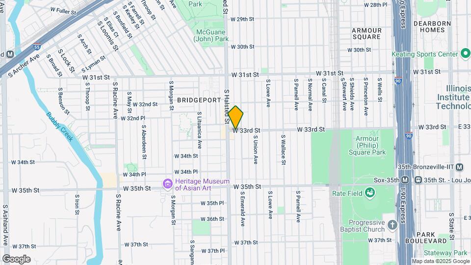 3300 S Emerald Ave Map and Location Details