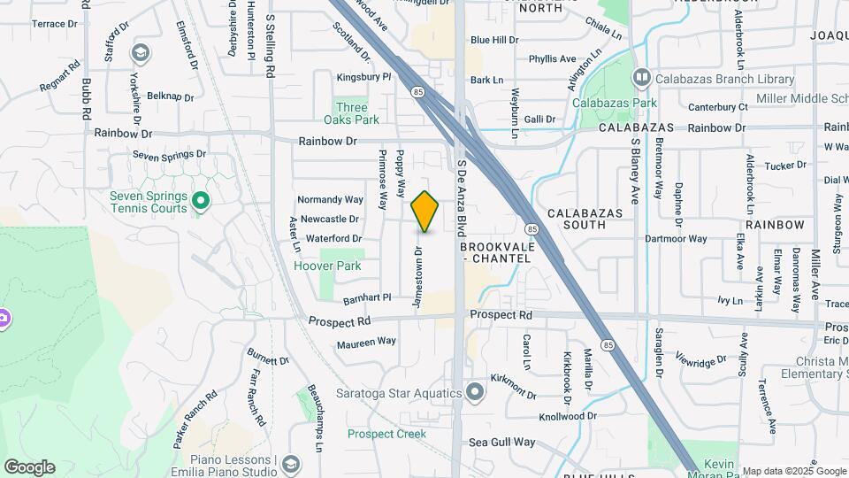 1498 Jamestown Dr Map and Location Details