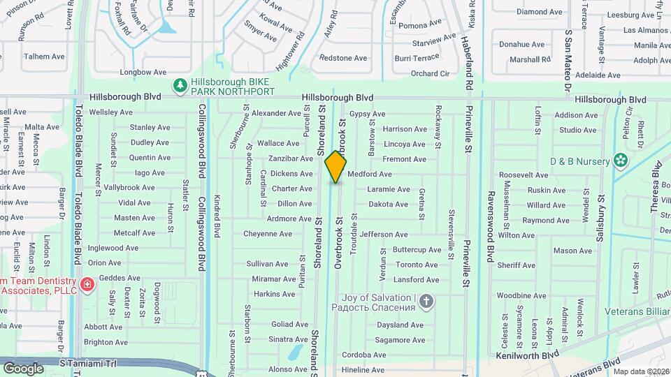 185 Overbrook St Map and Location Details