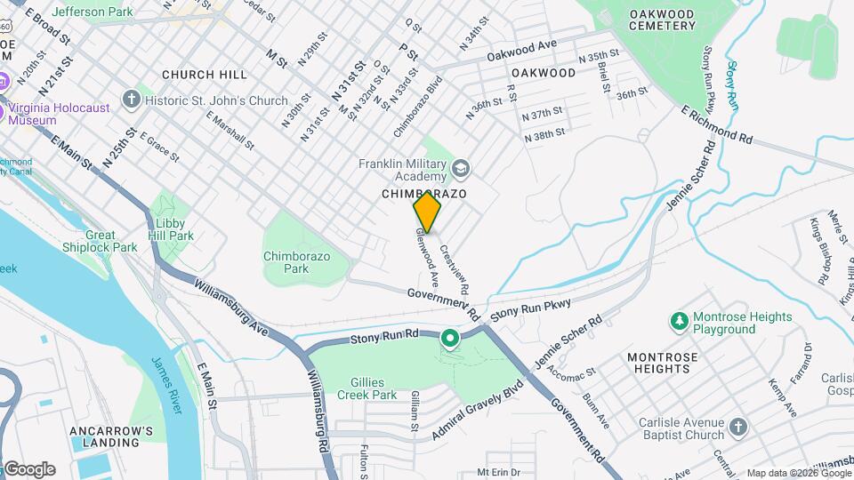 3710 Glenwood Ave Map and Location Details