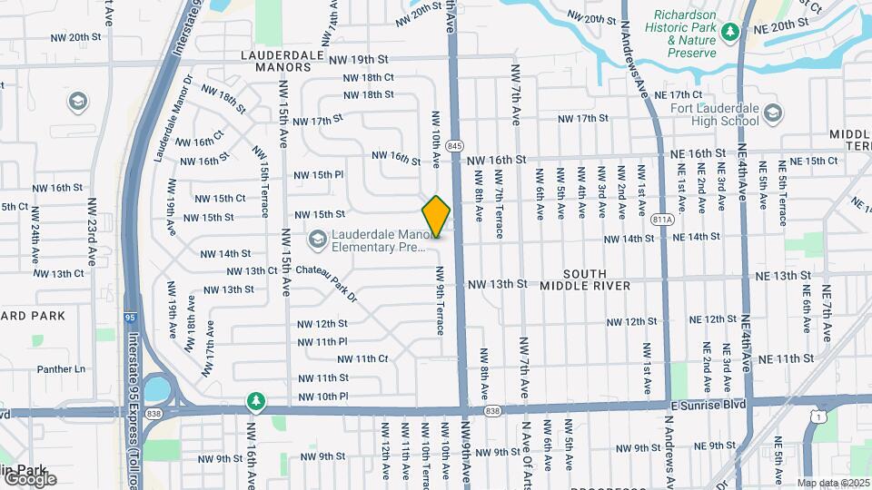921 NW 14th St Map and Location Details