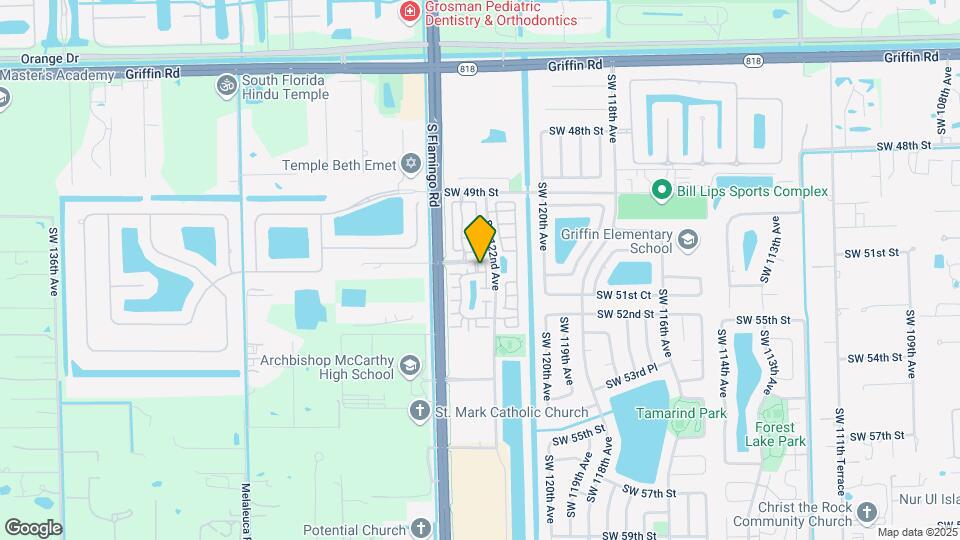 5125 SW 122nd Ter Map and Location Details