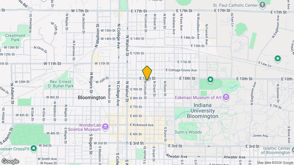 526 N Lincoln St Map and Location Details