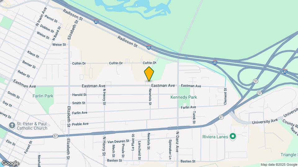 2011 - 2021 Eastman Ave Map and Location Details