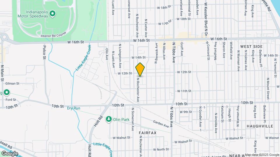 1141 N Rochester Ave Map and Location Details