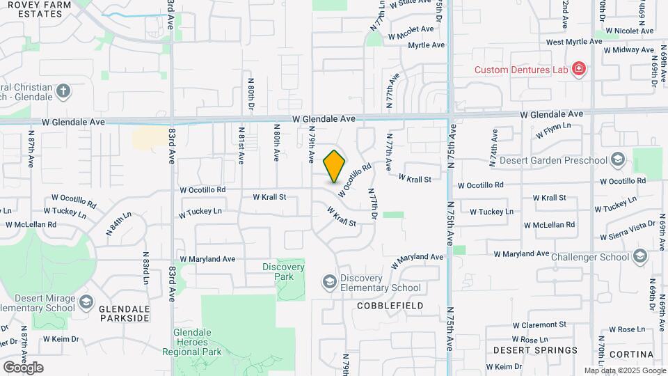 7816 W Ocotillo Rd Map and Location Details