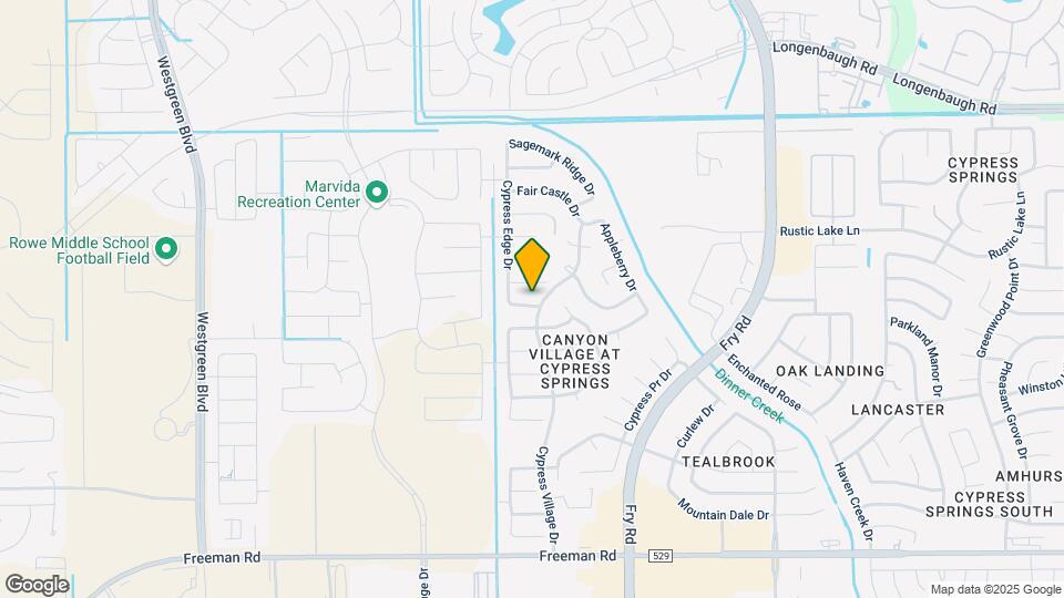 20706 Cypress Echo Dr Map and Location Details