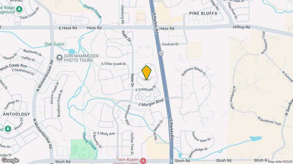12621 S Beaver Creek Ct Map and Location Details