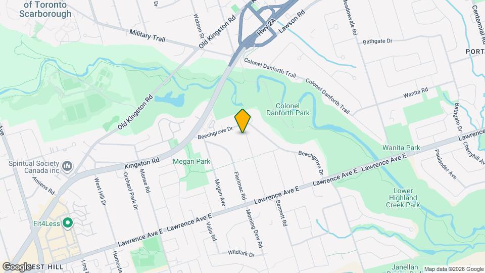 54 Minnacote Ave Map and Location Details