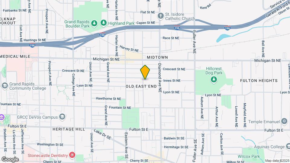216 Houseman Ave NE Map and Location Details
