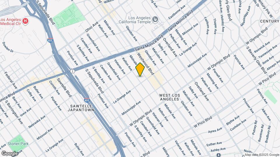 1940 Kelton Ave Map and Location Details