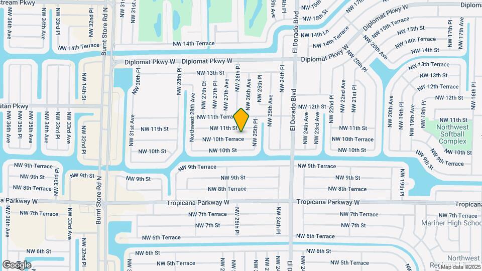 2607 NW 10th Terrace Map and Location Details