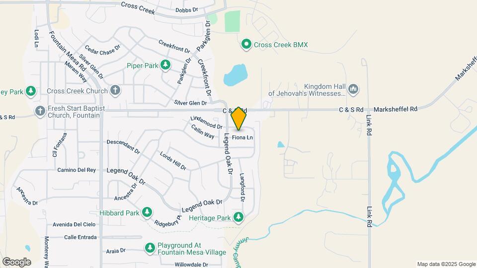 7640 Fiona Ln Map and Location Details