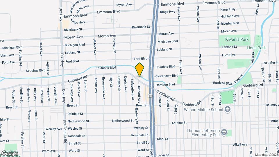 1450 Goddard Rd Map and Location Details