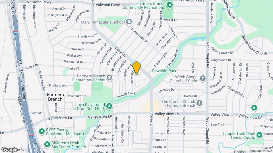 13515 Charcoal Ln Map and Location Details